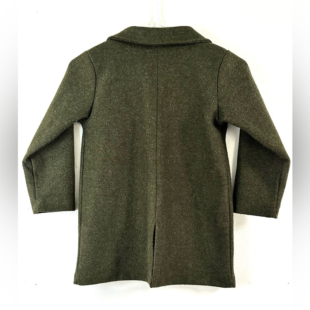 Ivy Green Long Wool Peacoat 4/5T - Picture 7 of 9